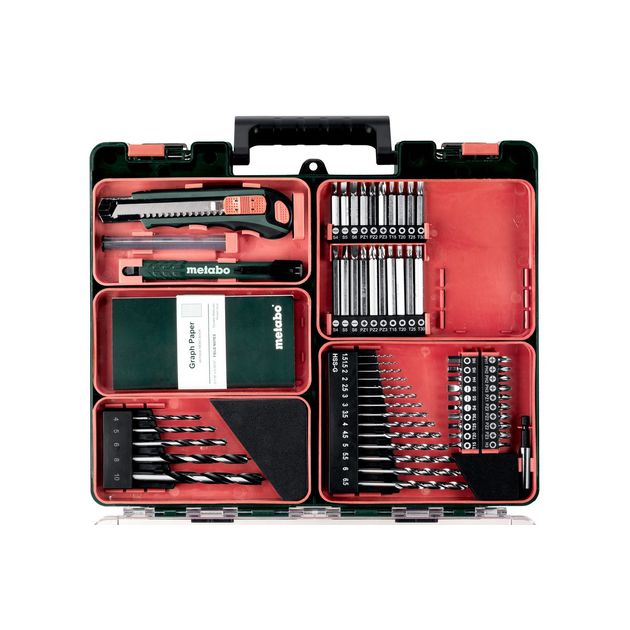 Metabo Шуруповерт-дриль PowerMaxx SB 12 Set, 2x2Ah, з/п, кофр, набір, фото , изображение 6 | SNABZHENIE.com.ua Metabo Шуруповерт-дриль PowerMaxx SB 12 Set, 2x2Ah, з/п, кофр, набір, фото , изображение 6 | SNABZHENIE.com.ua