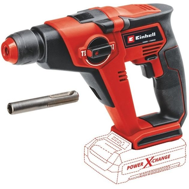 Einhell Перфоратор TE-HD 18/12 Li-Solo, PXC, аккум., SDS+, 1.3Дж, 1.7кг, (без АКБ и ЗУ), фото , изображение 6 | SNABZHENIE.com.ua Einhell Перфоратор TE-HD 18/12 Li-Solo, PXC, аккум., SDS+, 1.3Дж, 1.7кг, (без АКБ и ЗУ), фото , изображение 6 | SNABZHENIE.com.ua