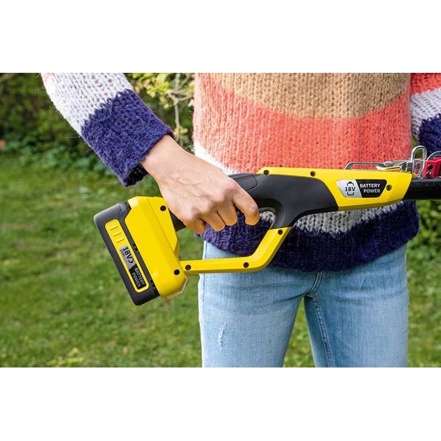 Karcher Акумуляторний штанговий кущоріз PHG 18-45 Battery, 18В, 45см, 18мм, 4.2 гк, SOLO, фото , зображення 4 | SNABZHENIE.com.ua Karcher Акумуляторний штанговий кущоріз PHG 18-45 Battery, 18В, 45см, 18мм, 4.2 гк, SOLO, фото , зображення 4 | SNABZHENIE.com.ua