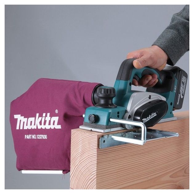 Makita Рубанок DKP180Z акум., 18В, 14000 об/хв, 82 мм, 2мм, 3.4 кг, SOLO, фото , зображення 4 | SNABZHENIE.com.ua