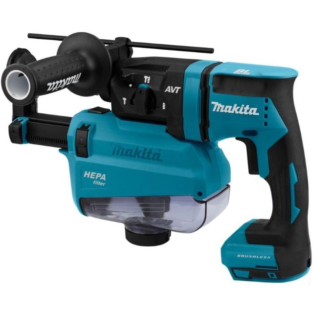Makita Перфоратор DHR182ZWJ акумуляторний, SDS-Plus LXT, 18В, сист. вид. пилу DX05, кейс Makpac, 2.7 кг, SOLO, фото , зображення 5 | SNABZHENIE.com.ua Makita Перфоратор DHR182ZWJ акумуляторний, SDS-Plus LXT, 18В, сист. вид. пилу DX05, кейс Makpac, 2.7 кг, SOLO, фото , зображення 5 | SNABZHENIE.com.ua