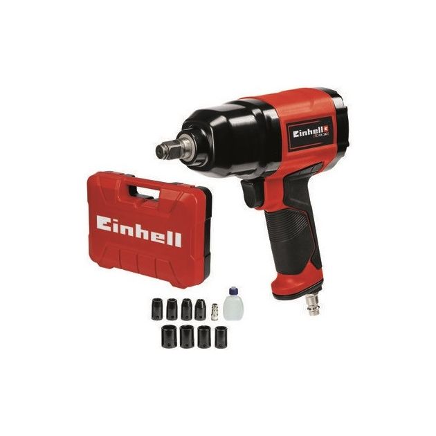 Einhell Гайковерт TC-PW 340 пневматичний, 340 Нм, 6.3 бар, 142 л/хв, 1.9 кг, фото , изображение 4 | SNABZHENIE.com.ua Einhell Гайковерт TC-PW 340 пневматичний, 340 Нм, 6.3 бар, 142 л/хв, 1.9 кг, фото , изображение 4 | SNABZHENIE.com.ua