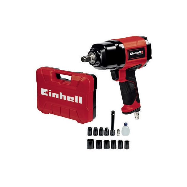 Einhell Гайковерт TC-PW 610 пневматичний, 610 Нм, 6.3 бар, 142 л/мин, 2 кг, фото , изображение 4 | SNABZHENIE.com.ua Einhell Гайковерт TC-PW 610 пневматичний, 610 Нм, 6.3 бар, 142 л/мин, 2 кг, фото , изображение 4 | SNABZHENIE.com.ua