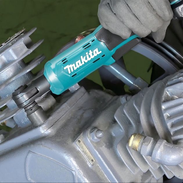 Makita Гайковерт WR100DZ кутовий -акум., 10.8В, 0-800 об/хв, 47.5 Нм, 1.2 кг, SOLO, фото , зображення 5 | SNABZHENIE.com.ua Makita Гайковерт WR100DZ кутовий -акум., 10.8В, 0-800 об/хв, 47.5 Нм, 1.2 кг, SOLO, фото , зображення 5 | SNABZHENIE.com.ua
