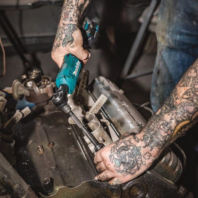 Makita Гайковерт WR100DZ кутовий -акум., 10.8В, 0-800 об/хв, 47.5 Нм, 1.2 кг, SOLO, фото , зображення 3 | SNABZHENIE.com.ua Makita Гайковерт WR100DZ кутовий -акум., 10.8В, 0-800 об/хв, 47.5 Нм, 1.2 кг, SOLO, фото , зображення 3 | SNABZHENIE.com.ua