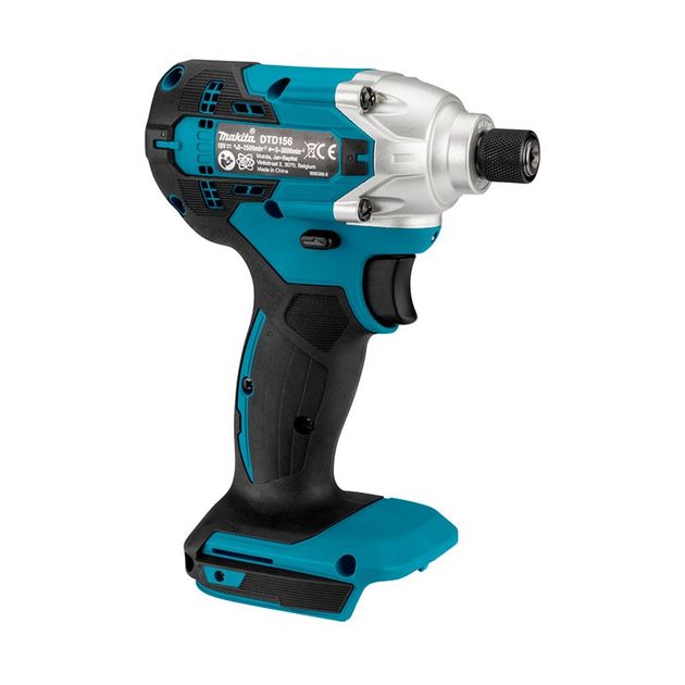 Makita Гайковерт ударний DTD156Z, акумуляторний, 18В, LXT, 0-2500 об/хв, 155Нм, 1.3 кг, SOLO, фото , зображення 4 | SNABZHENIE.com.ua Makita Гайковерт ударний DTD156Z, акумуляторний, 18В, LXT, 0-2500 об/хв, 155Нм, 1.3 кг, SOLO, фото , зображення 4 | SNABZHENIE.com.ua
