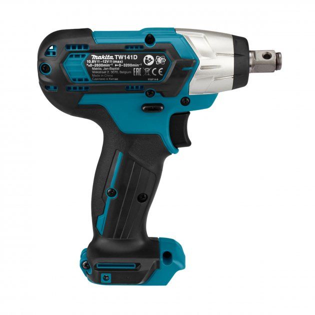 Makita Гайковерт ударний TW141DWME, акумуляторний, 10.8В, 4.0 Аг х 2, CXT, 0-2600 об/хв, 145Нм, 1.2 кг, заряд. пристрій, кейс, фото , изображение 8 | SNABZHENIE.com.ua