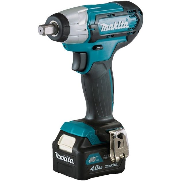 Makita Гайковерт ударний TW141DWME, акумуляторний, 10.8В, 4.0 Аг х 2, CXT, 0-2600 об/хв, 145Нм, 1.2 кг, заряд. пристрій, кейс, фото  | SNABZHENIE.com.ua