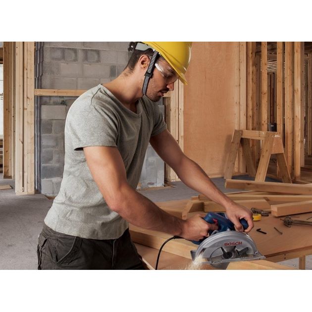 Bosch Пила дискова GKS 140 1400Вт 184мм 3.7кг 20мм + пиляльний диск Eco for wood, фото , зображення 3 | SNABZHENIE.com.ua Bosch Пила дискова GKS 140 1400Вт 184мм 3.7кг 20мм + пиляльний диск Eco for wood, фото , зображення 3 | SNABZHENIE.com.ua