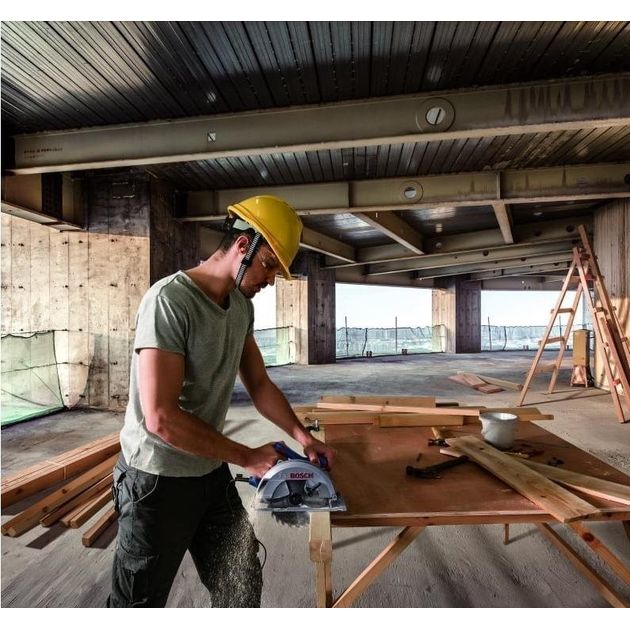 Bosch Пила дискова GKS 140 1400Вт 184мм 3.7кг 20мм + пиляльний диск Eco for wood, фото , зображення 6 | SNABZHENIE.com.ua Bosch Пила дискова GKS 140 1400Вт 184мм 3.7кг 20мм + пиляльний диск Eco for wood, фото , зображення 6 | SNABZHENIE.com.ua