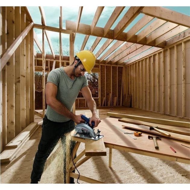 Bosch Пила дискова GKS 140 1400Вт 184мм 3.7кг 20мм + пиляльний диск Eco for wood, фото , зображення 7 | SNABZHENIE.com.ua Bosch Пила дискова GKS 140 1400Вт 184мм 3.7кг 20мм + пиляльний диск Eco for wood, фото , зображення 7 | SNABZHENIE.com.ua