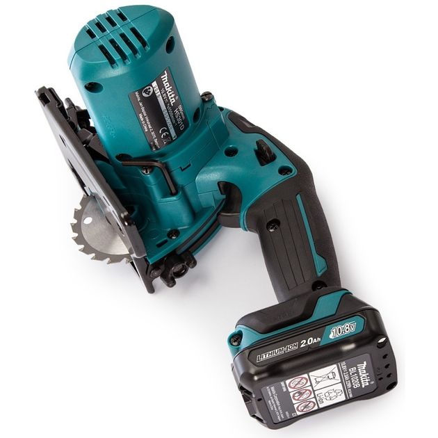 Makita Акумуляторна ручна дискова пила, HS301DZ, CXT, 10.8В Slider, 85мм, 1.6 кг, SOLO, фото , зображення 10 | SNABZHENIE.com.ua Makita Акумуляторна ручна дискова пила, HS301DZ, CXT, 10.8В Slider, 85мм, 1.6 кг, SOLO, фото , зображення 10 | SNABZHENIE.com.ua