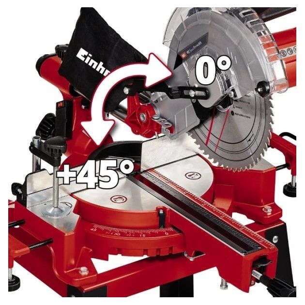 Einhell Пила торцовочна TC-SM 2531/2 U, 1900Вт, диск 254x30x2,8мм, 4800 об/хв, 17.76кг, фото , изображение 9 | SNABZHENIE.com.ua Einhell Пила торцовочна TC-SM 2531/2 U, 1900Вт, диск 254x30x2,8мм, 4800 об/хв, 17.76кг, фото , изображение 9 | SNABZHENIE.com.ua