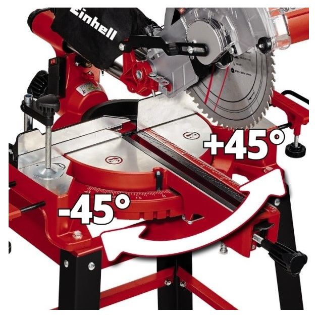 Einhell Пила торцовочна TC-SM 2531/2 U, 1900Вт, диск 254x30x2,8мм, 4800 об/хв, 17.76кг, фото , изображение 7 | SNABZHENIE.com.ua Einhell Пила торцовочна TC-SM 2531/2 U, 1900Вт, диск 254x30x2,8мм, 4800 об/хв, 17.76кг, фото , изображение 7 | SNABZHENIE.com.ua