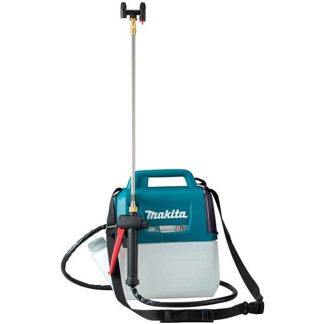 Makita Обприскувач US053DZ, акумуляторний, 12В, 3 бар, 5 л, 1.7 мм, 2.9 кг, SOLO, фото , зображення 2 | SNABZHENIE.com.ua Makita Обприскувач US053DZ, акумуляторний, 12В, 3 бар, 5 л, 1.7 мм, 2.9 кг, SOLO, фото , зображення 2 | SNABZHENIE.com.ua