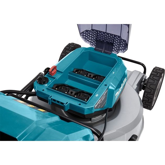 Makita Газонокосарка акумуляторна DLM533Z, 2х18В, 2300 м2, 70 л, 20 - 100 мм (10 позицій), 43.9 кг, SOLO, фото , изображение 6 | SNABZHENIE.com.ua Makita Газонокосарка акумуляторна DLM533Z, 2х18В, 2300 м2, 70 л, 20 - 100 мм (10 позицій), 43.9 кг, SOLO, фото , изображение 6 | SNABZHENIE.com.ua