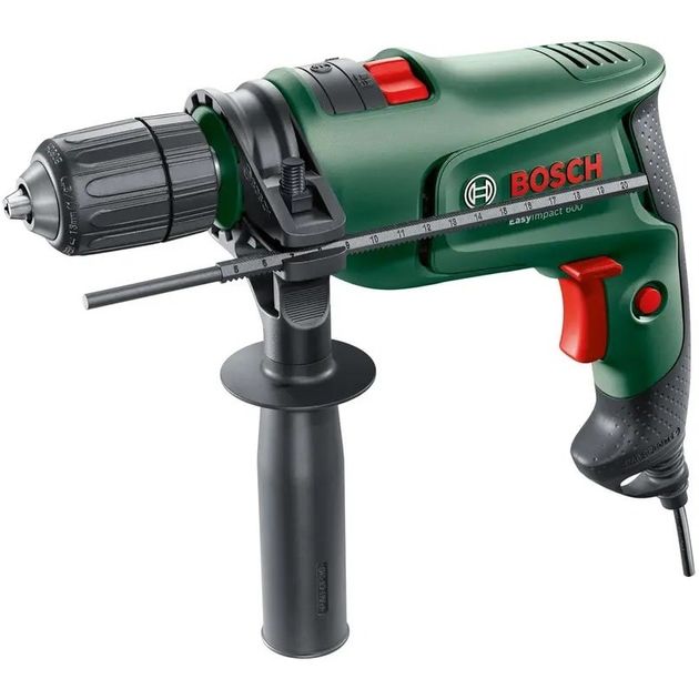 Bosch Дриль ударний EasyImpact 600, 600Вт, ШЗП, 3000 об/хв, 1.7 кг, кейс, фото , изображение 2 | SNABZHENIE.com.ua