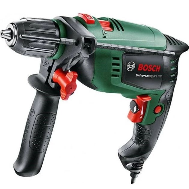 Bosch Дриль ударний UniversalImpact 700 + 39 шт, 700Вт, 3000 об/хв, ШЗП, 1.7кг, 39 насадок, кейс, фото , изображение 7 | SNABZHENIE.com.ua