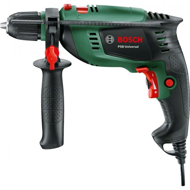 Bosch Дриль ударний UniversalImpact 700 + 39 шт, 700Вт, 3000 об/хв, ШЗП, 1.7кг, 39 насадок, кейс, фото  | SNABZHENIE.com.ua