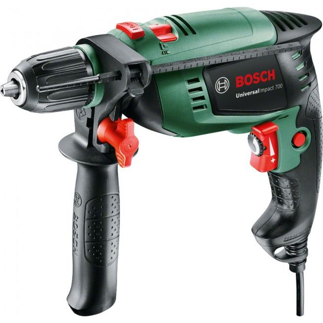 Bosch Дриль ударний UniversalImpact 700 X-line, 700Вт, ШЗП, 1.7кг, набір свердл і біт, кейс, фото , зображення 2 | SNABZHENIE.com.ua