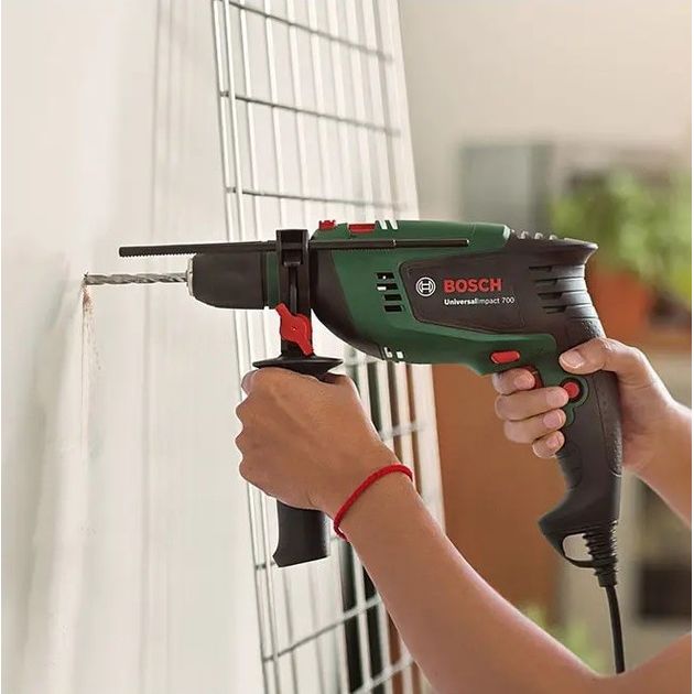 Bosch Дриль ударний UniversalImpact 700 X-line, 700Вт, ШЗП, 1.7кг, набір свердл і біт, кейс, фото , зображення 4 | SNABZHENIE.com.ua