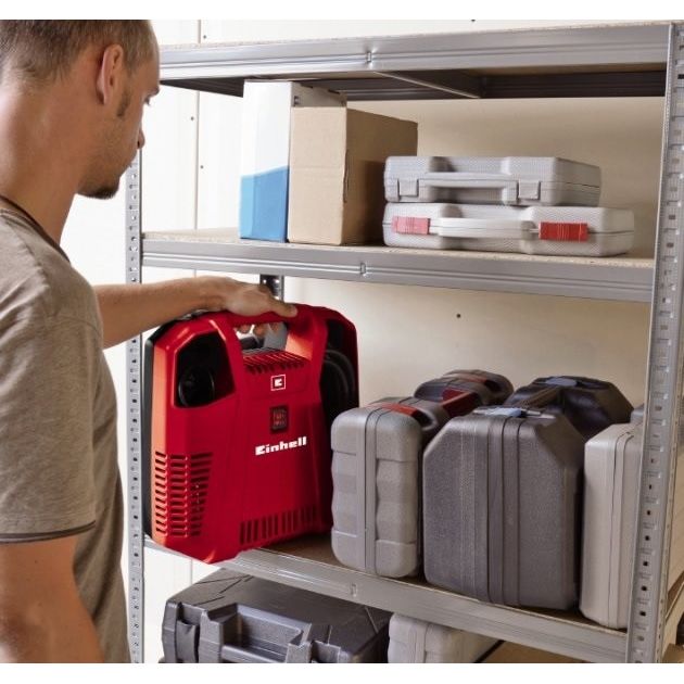 Einhell Компресор повітряний TH-AC 190 Kit, 1100 Вт, 3550 об/хв, 190 л/хв, 8 бар, 5.7 кг, фото , изображение 3 | SNABZHENIE.com.ua Einhell Компресор повітряний TH-AC 190 Kit, 1100 Вт, 3550 об/хв, 190 л/хв, 8 бар, 5.7 кг, фото , изображение 3 | SNABZHENIE.com.ua
