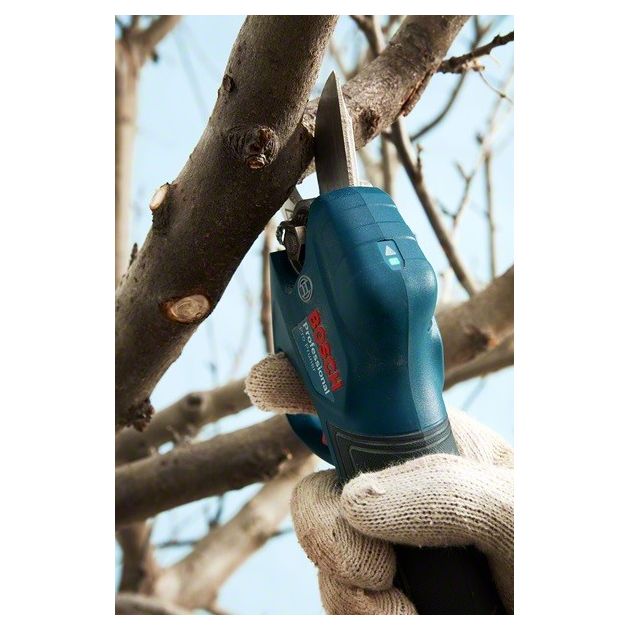 Bosch Секатор Pro Pruner акумуляторний, 12В, 3.0 Ач, до 25мм, 1кг, сет. 2 ак., фото , изображение 7 | SNABZHENIE.com.ua