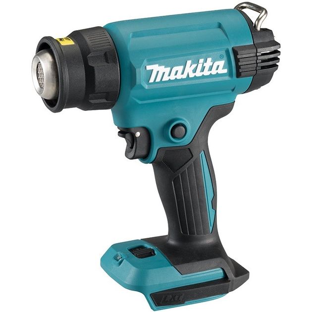 Makita Фен будівельний DHG181ZK акумуляторний, 18В, 550°C, 120/200 л/хв, SOLO, фото  | SNABZHENIE.com.ua