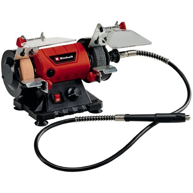 Einhell Верстат точильний TC-XG 75 Kit, 150 Вт, диск 75 мм, гнучкий вал, фото  | SNABZHENIE.com.ua