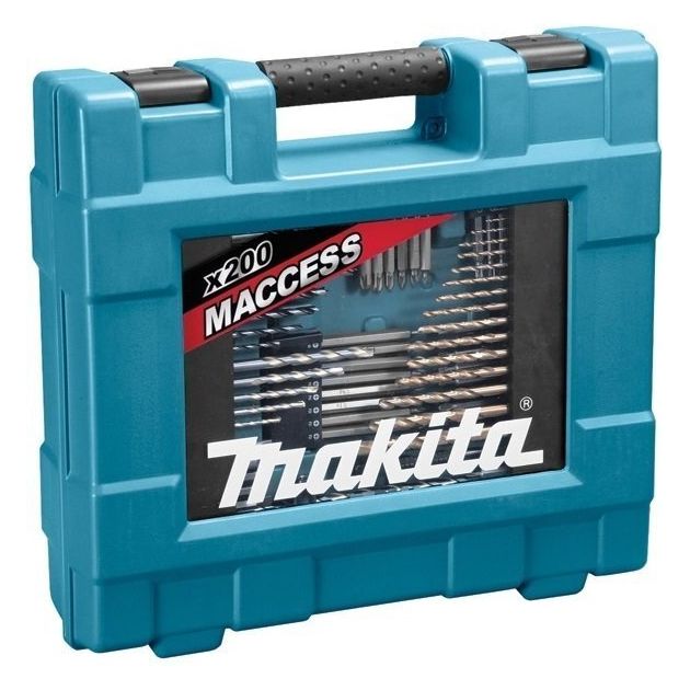 Makita Набір біт та свердел D-37194, 200 шт., кейс, фото  | SNABZHENIE.com.ua