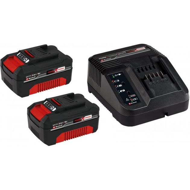 Einhell Набір акумулятор + зарядний пристрій 18V 2x3.0Ah Starter-Kit, PXC, фото  | SNABZHENIE.com.ua