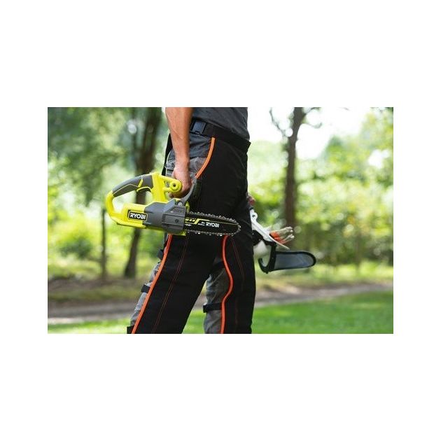 Ryobi Пила ланцюгова акумуляторна RY18CS20A-0 18В ONE+ шина 20см 2.6кг без АКБ та ЗП, фото , изображение 6 | SNABZHENIE.com.ua Ryobi Пила ланцюгова акумуляторна RY18CS20A-0 18В ONE+ шина 20см 2.6кг без АКБ та ЗП, фото , изображение 6 | SNABZHENIE.com.ua
