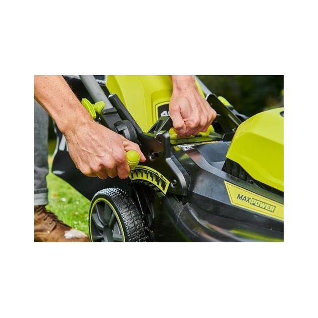 Ryobi Газонокосарка акумуляторна Max Power RY36LM40A-0 36В 40см 50л 25-75мм 18.6кг без АКБ та ЗП, фото , зображення 6 | SNABZHENIE.com.ua Ryobi Газонокосарка акумуляторна Max Power RY36LM40A-0 36В 40см 50л 25-75мм 18.6кг без АКБ та ЗП, фото , зображення 6 | SNABZHENIE.com.ua