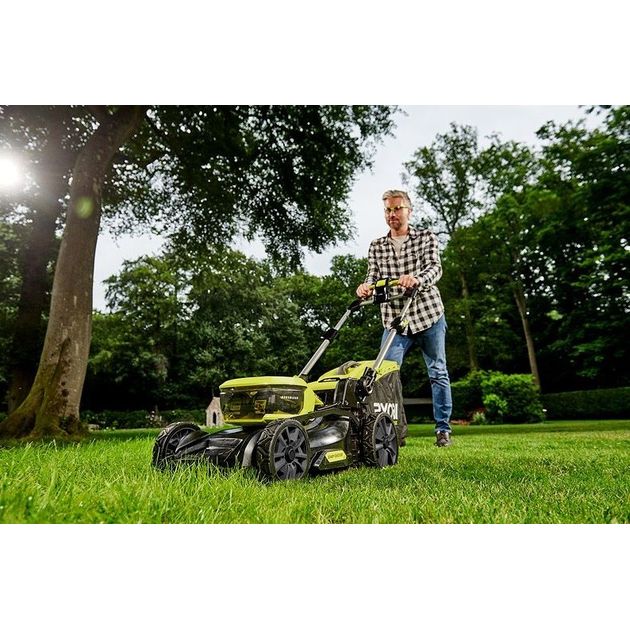 Ryobi Газонокосарка MAX POWER RY36LMX46A-140, 36В, акумуляторна, безщіткова, 46см, АКБ 1х4.0Ач, фото , зображення 4 | SNABZHENIE.com.ua Ryobi Газонокосарка MAX POWER RY36LMX46A-140, 36В, акумуляторна, безщіткова, 46см, АКБ 1х4.0Ач, фото , зображення 4 | SNABZHENIE.com.ua