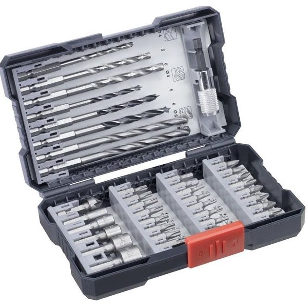 Einhell Набір біт і свердл HSS, 39 шт, L-Box, KWB, фото  | SNABZHENIE.com.ua
