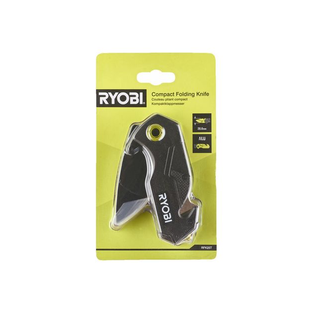 Ryobi Ніж складаний RFK25T, лезо 57мм, стропоріз, фіксатор леза, кліпса., фото , зображення 8 | SNABZHENIE.com.ua Ryobi Ніж складаний RFK25T, лезо 57мм, стропоріз, фіксатор леза, кліпса., фото , зображення 8 | SNABZHENIE.com.ua