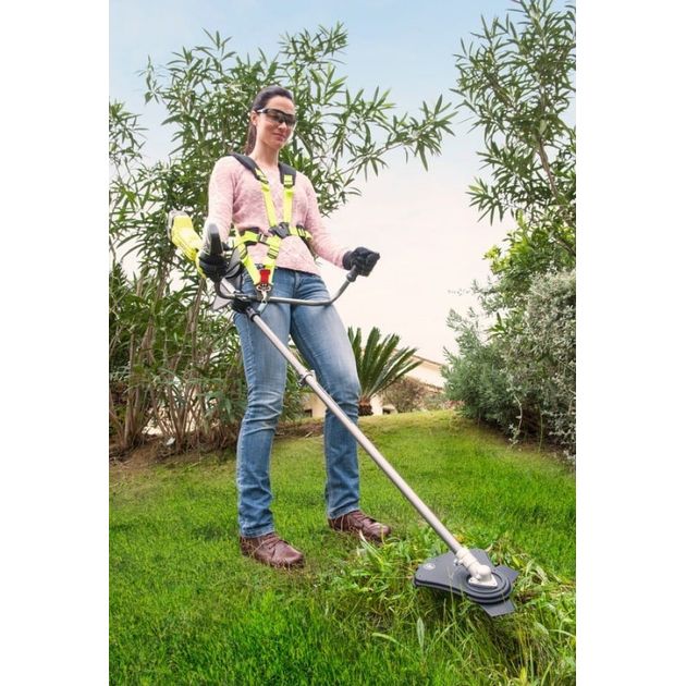 Ryobi Тример садовий акумуляторний RBC18X20B4F ONE+ 18В акб 1х4А·год 20см ніж/ліска 30см велосипедна рукоять ремені Vertebrae 4.7кг, фото , изображение 3 | SNABZHENIE.com.ua Ryobi Тример садовий акумуляторний RBC18X20B4F ONE+ 18В акб 1х4А·год 20см ніж/ліска 30см велосипедна рукоять ремені Vertebrae 4.7кг, фото , изображение 3 | SNABZHENIE.com.ua