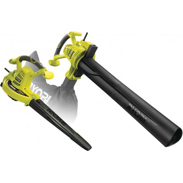 Ryobi Повітродув-пилосос RBV3000CSV, з подрібнювачем, 3кВт, 14 м3/хв, 375 км/год, фото  | SNABZHENIE.com.ua