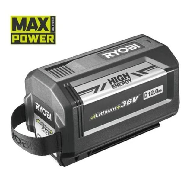 Ryobi Акумулятор RY36B12A MAX POWER, 36В, 12А•год, 2.9кг, фото , зображення 2 | SNABZHENIE.com.ua Ryobi Акумулятор RY36B12A MAX POWER, 36В, 12А•год, 2.9кг, фото , зображення 2 | SNABZHENIE.com.ua