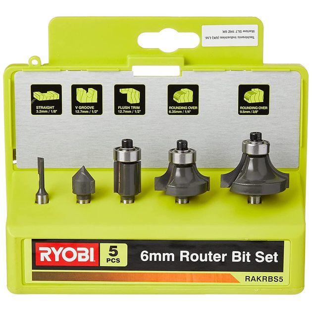 Ryobi Фрези RAKRBS5 набір 5 шт 5132003828, фото  | SNABZHENIE.com.ua