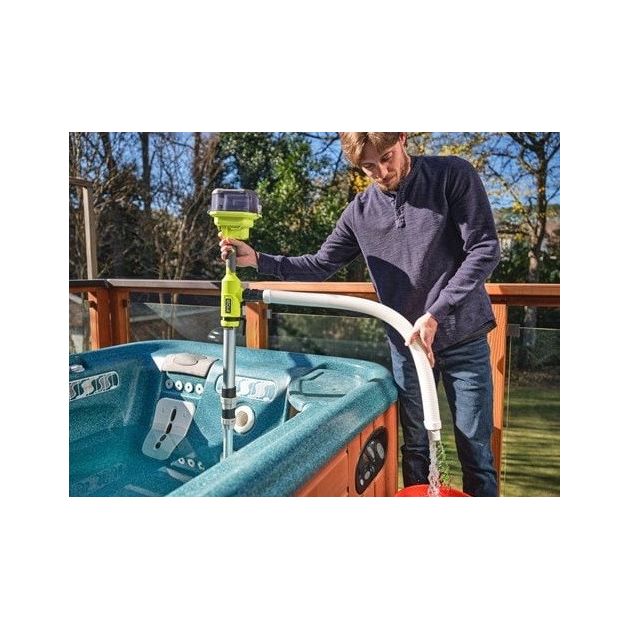 Ryobi Насос акумуляторний RY18STPA-0  5133005716 RYOBI, ONE+ 18В, телескопічний, підйом 7м, 0.7 бар, вихід 25 мм, IPX8 (без АКБ та ЗУ), фото , изображение 4 | SNABZHENIE.com.ua Ryobi Насос акумуляторний RY18STPA-0  5133005716 RYOBI, ONE+ 18В, телескопічний, підйом 7м, 0.7 бар, вихід 25 мм, IPX8 (без АКБ та ЗУ), фото , изображение 4 | SNABZHENIE.com.ua