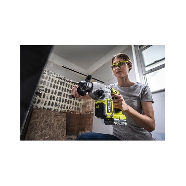 Ryobi Перфоратор акумуляторний RSDS18X-1C40S SDS-plus ONE+ 18В НР акб 1х4А·год 4Дж 3.2кг 4 режими, фото , зображення 5 | SNABZHENIE.com.ua Ryobi Перфоратор акумуляторний RSDS18X-1C40S SDS-plus ONE+ 18В НР акб 1х4А·год 4Дж 3.2кг 4 режими, фото , зображення 5 | SNABZHENIE.com.ua
