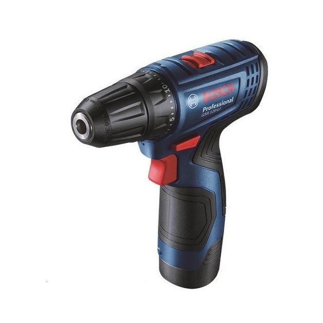 Bosch Набір із двох акумуляторних інструментів 12В, дриль-шурупокрут GSR 120-LI, гайковерт ударний GDR 120-LI, акб 2х2А•год, кейс, фото , зображення 4 | SNABZHENIE.com.ua