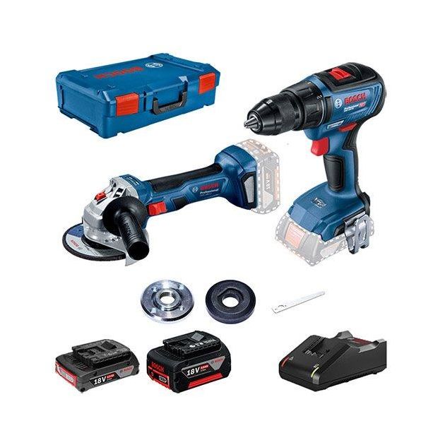 Bosch Набір інструменту: дриль-шурупокрут GSR 18В-50 + Шліфмашина кутова GWS 180-LI в XL-BOXX, фото , зображення 2 | SNABZHENIE.com.ua Bosch Набір інструменту: дриль-шурупокрут GSR 18В-50 + Шліфмашина кутова GWS 180-LI в XL-BOXX, фото , зображення 2 | SNABZHENIE.com.ua