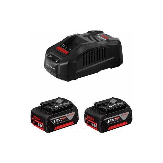 Bosch Акумуляторні батареї з ЗУ , комплект 2 шт, GBA 18Вх4.0A*год + GAL 18V-40, фото , зображення 2 | SNABZHENIE.com.ua Bosch Акумуляторні батареї з ЗУ , комплект 2 шт, GBA 18Вх4.0A*год + GAL 18V-40, фото , зображення 2 | SNABZHENIE.com.ua