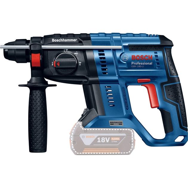 Bosch Набір інструменту Professional перфоратор GBH 180-LI + дриль-шуруповерт GSR 180-LI, фото , изображение 5 | SNABZHENIE.com.ua Bosch Набір інструменту Professional перфоратор GBH 180-LI + дриль-шуруповерт GSR 180-LI, фото , изображение 5 | SNABZHENIE.com.ua