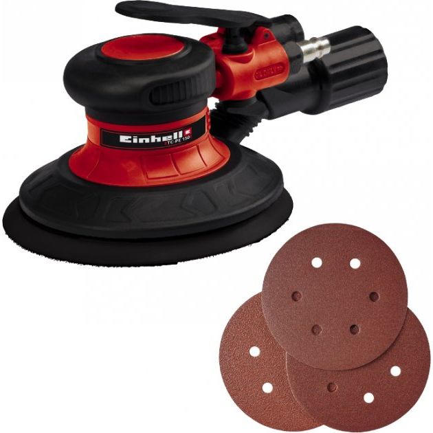 Einhell Ексцентрикова пневматична шліфувальна машина TC-PE 150  4133330, фото , изображение 3 | SNABZHENIE.com.ua Einhell Ексцентрикова пневматична шліфувальна машина TC-PE 150  4133330, фото , изображение 3 | SNABZHENIE.com.ua