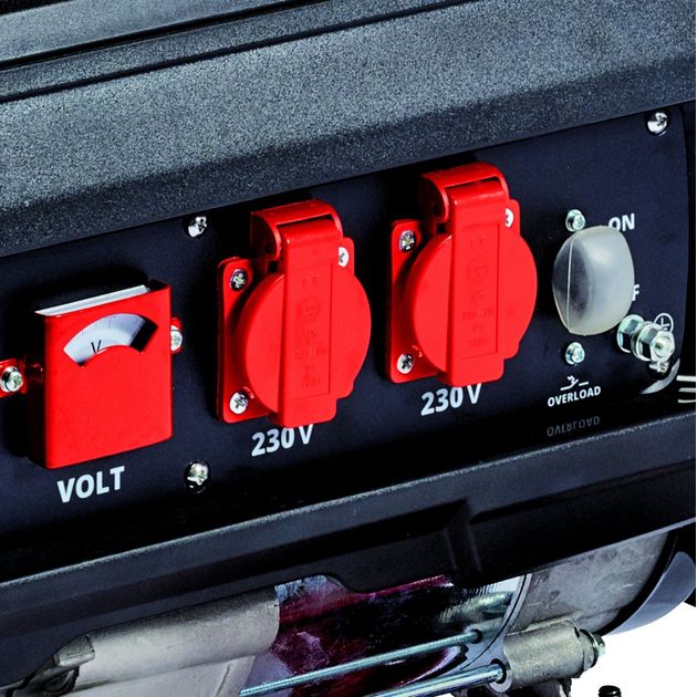 Einhell Генератор бензиновий TC-PG 35/E5, 230В, 2.6 кВт (макс. 3.1кВт), ручний старт, бак 15л, 41.2кг, фото , зображення 7 | SNABZHENIE.com.ua Einhell Генератор бензиновий TC-PG 35/E5, 230В, 2.6 кВт (макс. 3.1кВт), ручний старт, бак 15л, 41.2кг, фото , зображення 7 | SNABZHENIE.com.ua