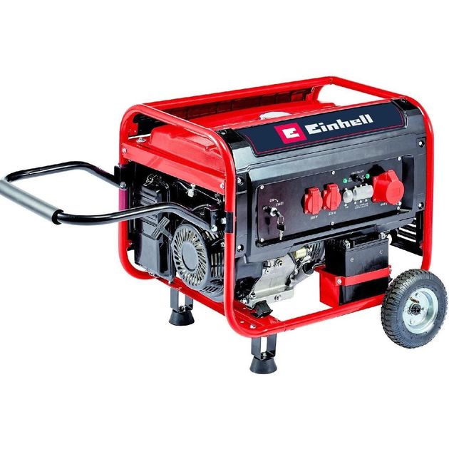 Einhell Генератор бензиновий TC-PG 55/E5, 230В/380В, 3.6кВт (макс. 5.5кВт), електростарт, 25л, 83кг, фото  | SNABZHENIE.com.ua