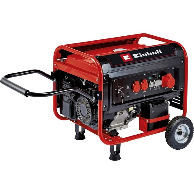 Einhell Генератор бензиновий TC-PG 65/E5, 230В/380В, 3.6кВт (макс. 6.51кВт), електростарт, 25л, 83кг, фото  | SNABZHENIE.com.ua